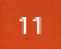 11 oranžová