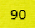 90 žltá n.