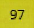 97 reflexná žltá