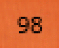 98 reflexná oranžová